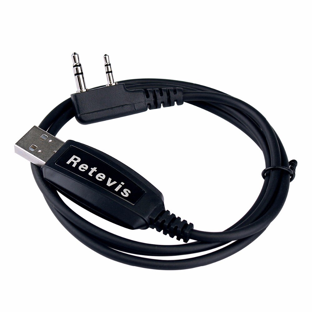 Pin USB Cabo de Programação para Retevis 2 RT3 RT3S RT8 RT52 MD-380 TYT Rádio DMR Digital Walkie Talkie J9110P