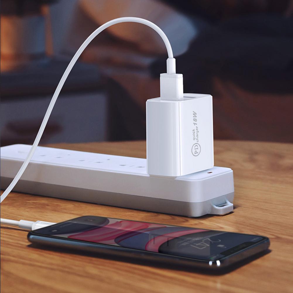 Multi-schutz Leichte PD18W QC 3,0 USB Smartphone Ladegerät Adapter für Android