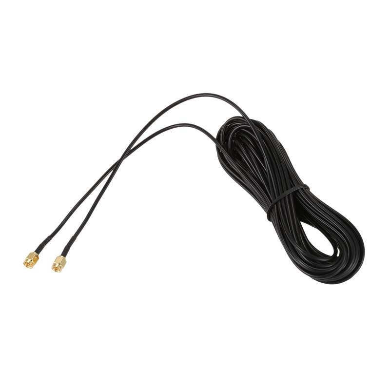 Conector SMA macho a macho + 2 uds., conector hembra a hembra SMA Adaptador Coaxial RF y 1x10M SMA macho a macho SMA M-M, 2 uds.