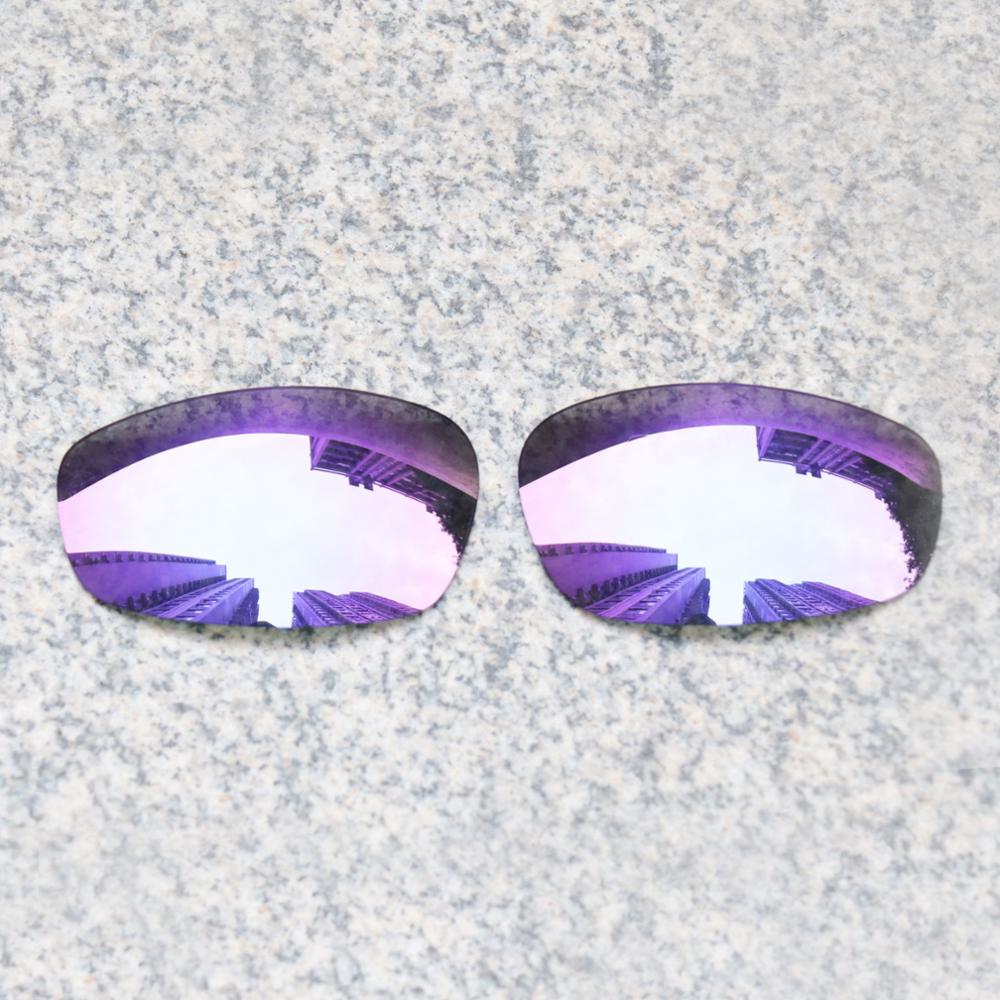 E.o.s Gepolariseerde Verbeterde Vervanging Lenzen Voor Oakley Split Jacket Zonnebril-Violet Paars Gepolariseerde Spiegel