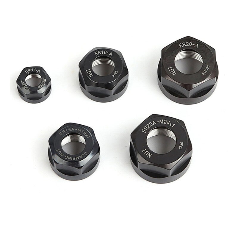 High precision ER11 ER16 ER20 ER25 ER32 UM nut ER collet nut for clamping cnc milling turning collet chucks Lathe clamping nut