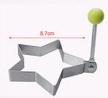 Newest Fried Egg Shaper Stainless Steel Fried Egg Shaper Pancake Ring Circle Mold Heart Shape Kitchen Tool: C
