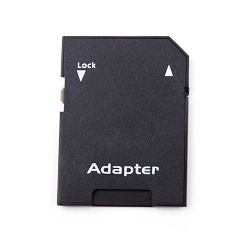10 stk. minnekortadapterkonverter svart microsd mini tf-kortleser micro sd til sd-minnekortadapterkonverter