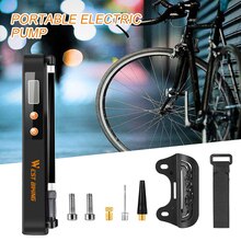 Portable Multi-Function Wireless Bike Tire Air Pump Bicycle Smart Electric Pump Air Compressor Bike Motorcycle Ball Inflate Pump