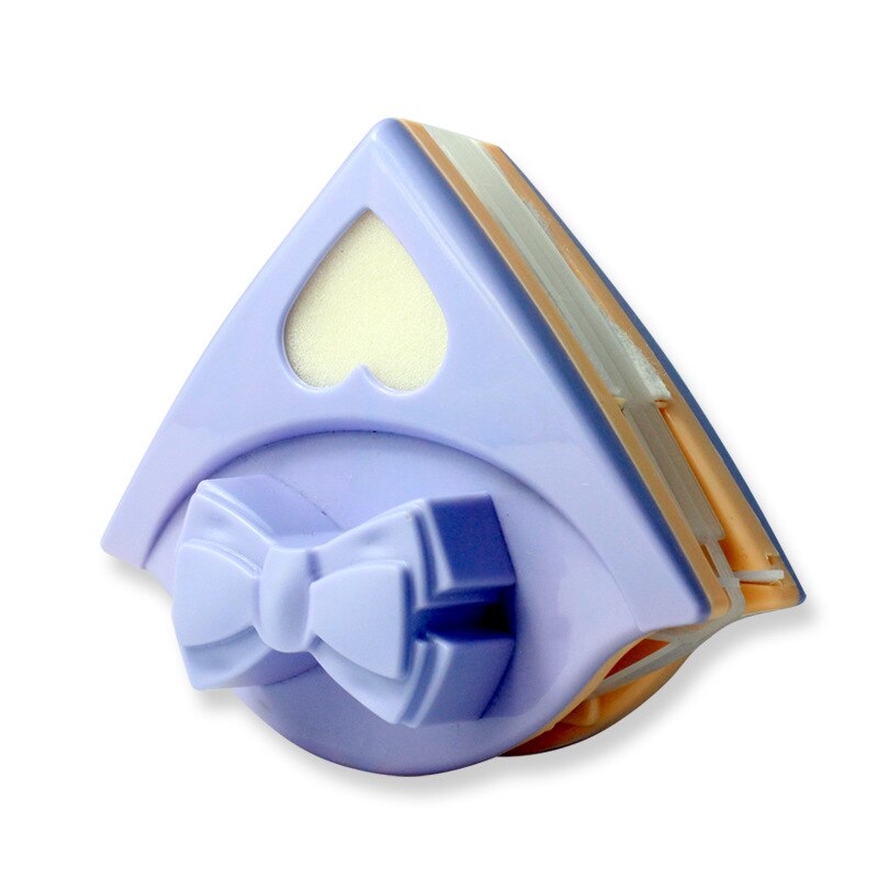 Magnetic Window Cleaner Brush Double Side for Washing Windows Glass Cleaning Household Wash Window Wiper Magnet Glass Cleaner: purple 3-8MM