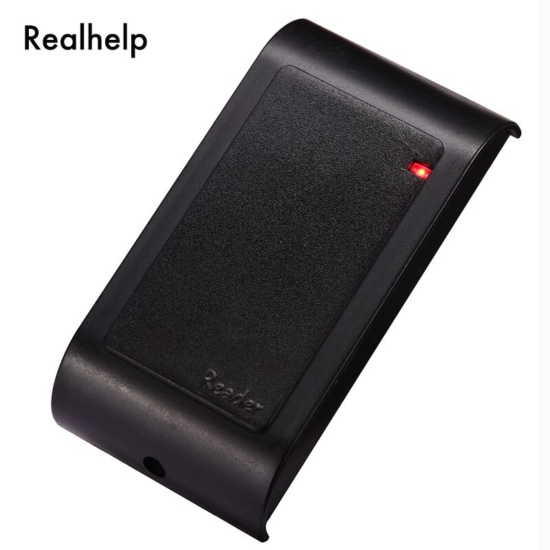 Realhelp Access Control Prox Card Reader IP68 Weatherproof Simple ID 5-15cm Read Range Wiegand Interface 125khz reader
