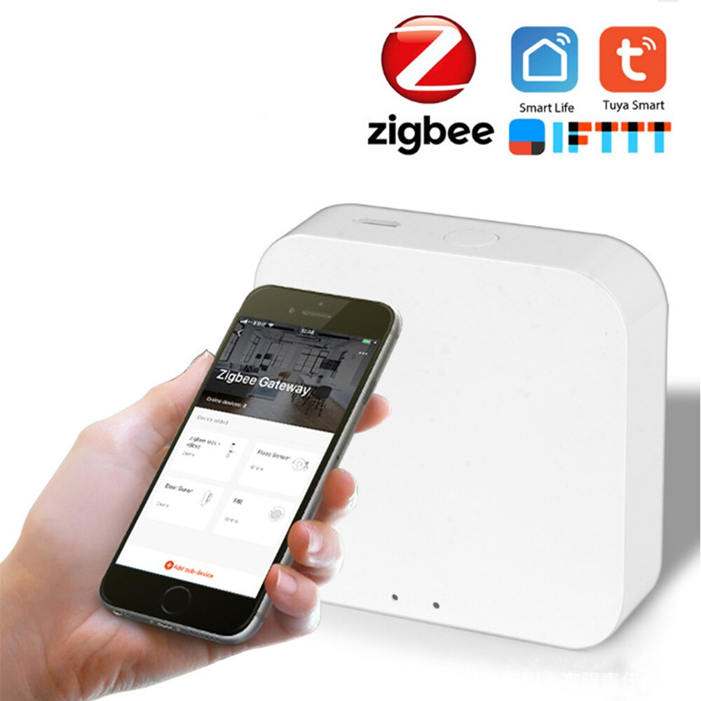 ZigBee Tuya smart home gateway tuya wireless WiFi multi-function device central control host can be used with Alexa Google Home