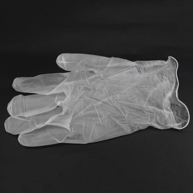 Vinyl Examination Gloves (Medium, 70-Count) Latex Free Rubber Disposable, Ultra-Strong, Clear Fluid, Blood, Exam, Healthcare, Fo