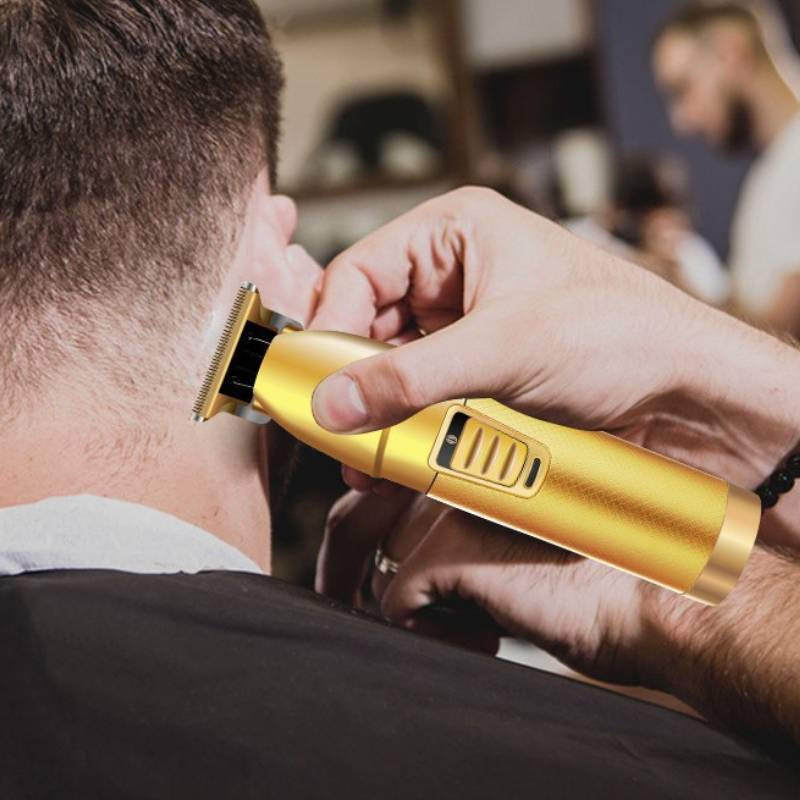 Elektrische Haarschneidemaschine Männer Bartschneider Haar Finish Schneidemaschine Wiederaufladbare Rasierer Bart Friseur Professionelle Haarschneider