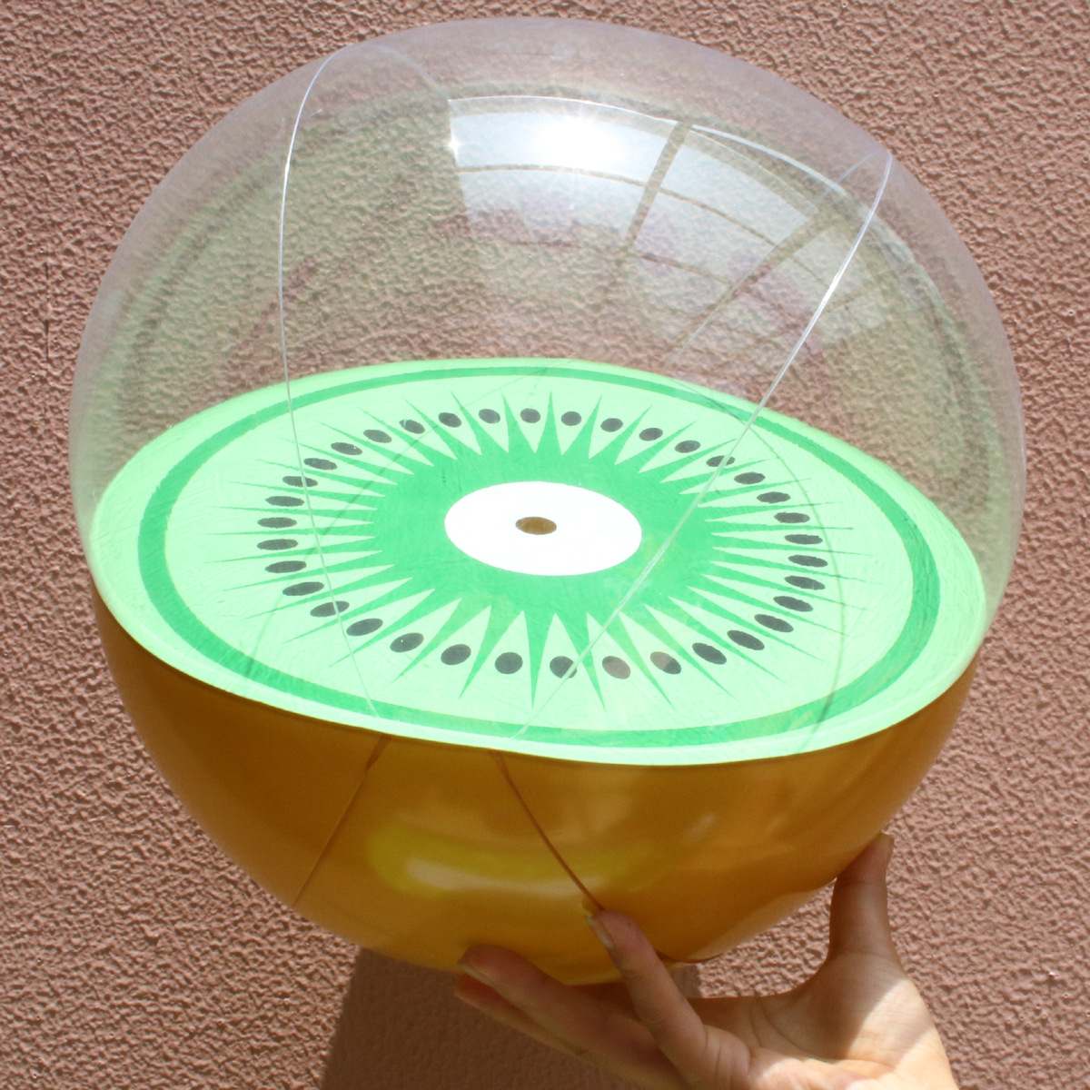 3d frugter pvc oppustelig badebold flerfarvet børn badelegetøj bold barn sommer strand bruser svømme legetøj værktøj tilbehør: Kiwi