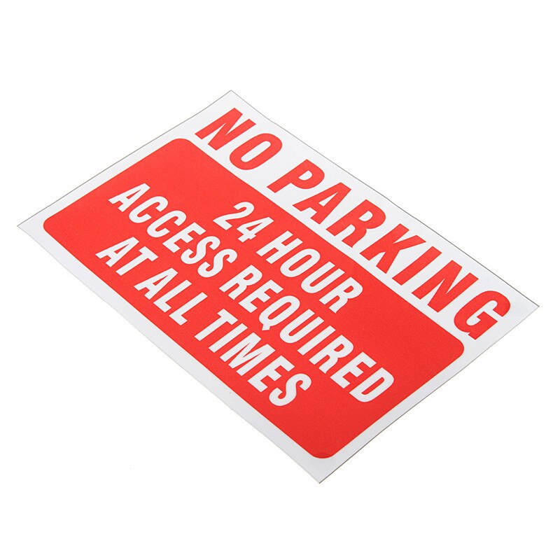 Waterdichte Geen Parking Op Elk Moment Waarschuwing Teken Vinyl Decal Sticker Red Veiligheid En Bescherming Duurzame