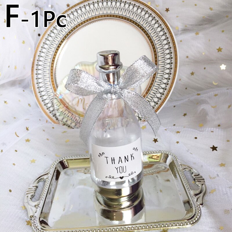 Wedding Candy Box Plastic Drifting Bottle Candy Box Champagne Bottle Small Box Birthday Banquet Candy Boxes: F
