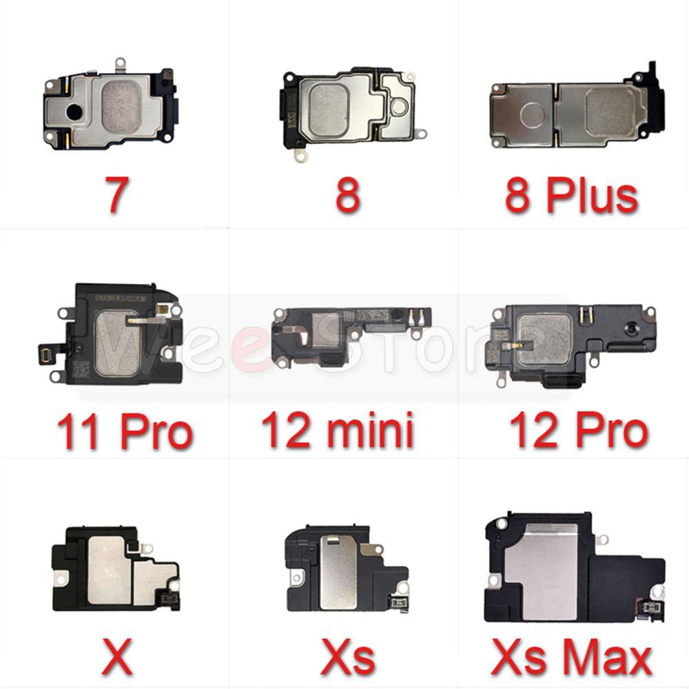 Oryginalny dolny głośnik dla iPhone 12 11 Pro X XR Xs Max 7 8 Plus mini SE2 głośnik telefon dźwięk brzęczyk Ringer Flex Cable