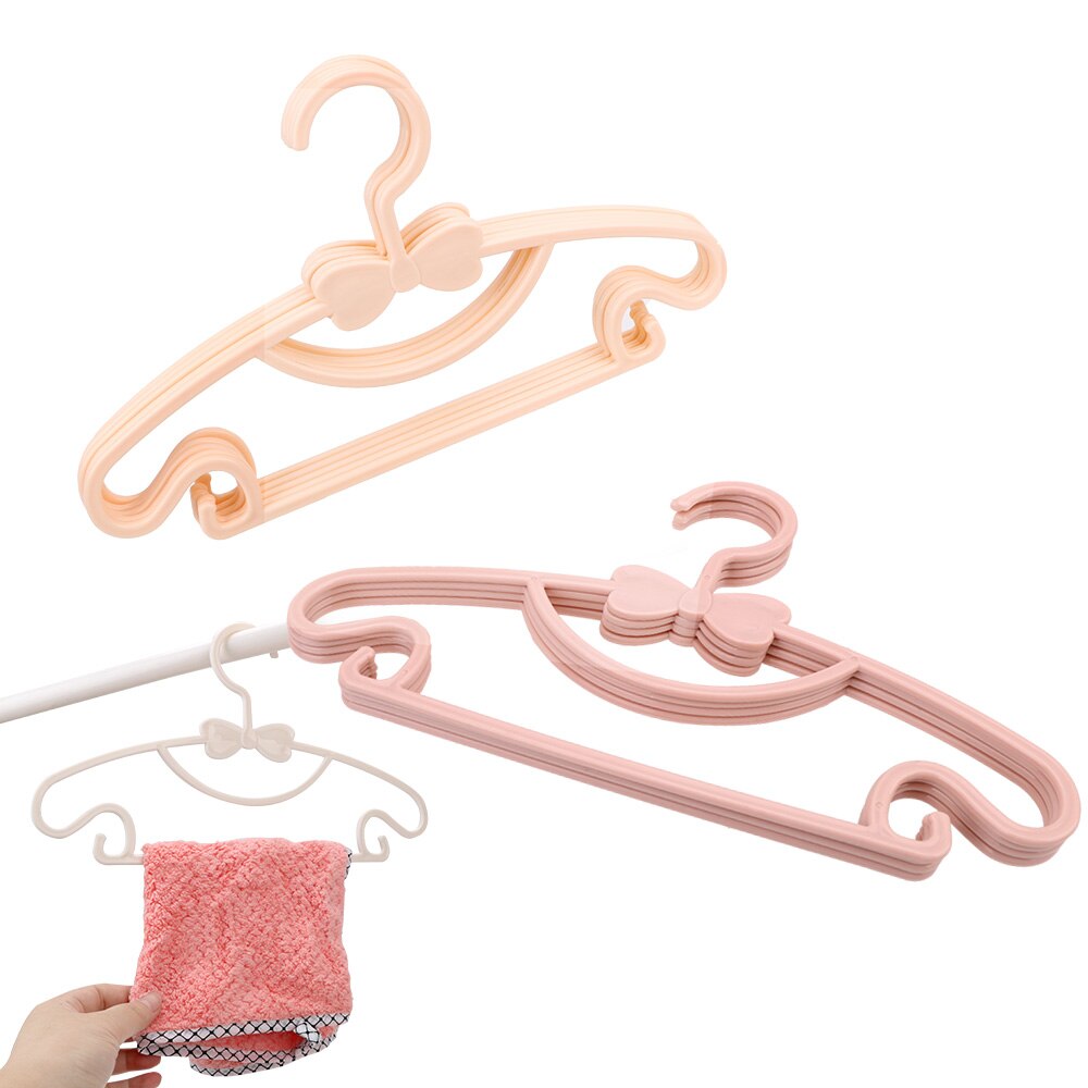 NICEYARD Plastic Children Clothes Hanger 5 Pieces Baby Clothes Coat Hangers Kids Clothes Drying Rack