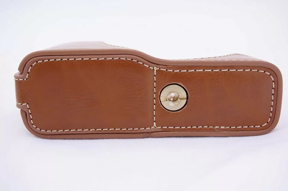 Pu Leather Camera case Bag for Canon EOS M2 EOS M EOS M Camera opening battery with strap