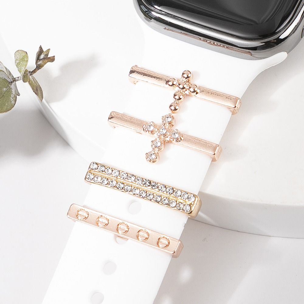 Metall Uhren Armbinde Ornament Reize Uhren Armbinde Dekoration kreative Diamant Ornament für iwatch Armbinde Armbinde Zubehör