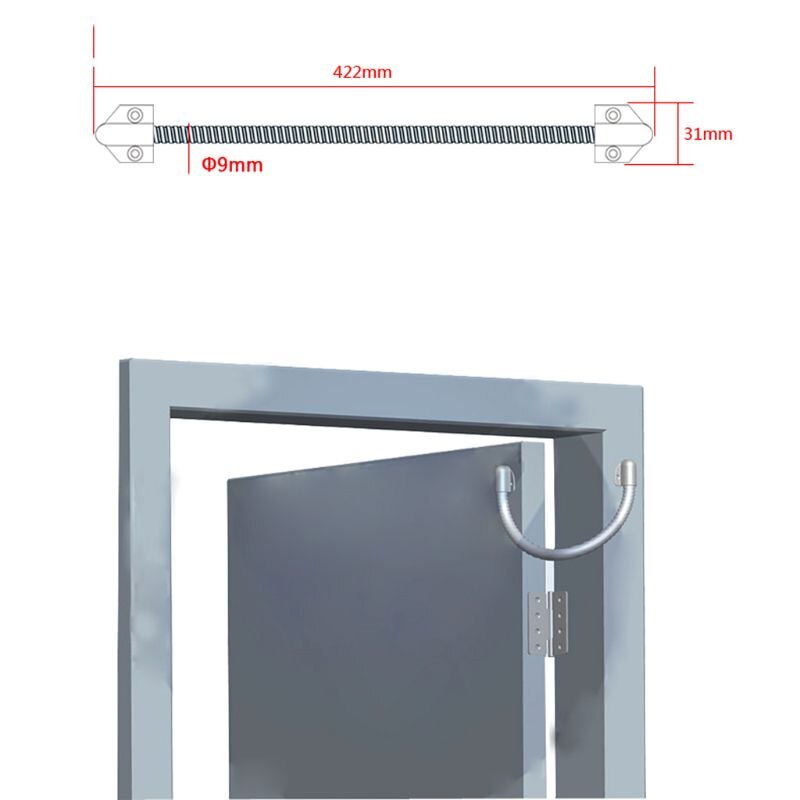 Door Loop Electric Exposed Mounting Protection Sleeve Access Control Cable Line for Control Lock Door Lock Stainless Steel