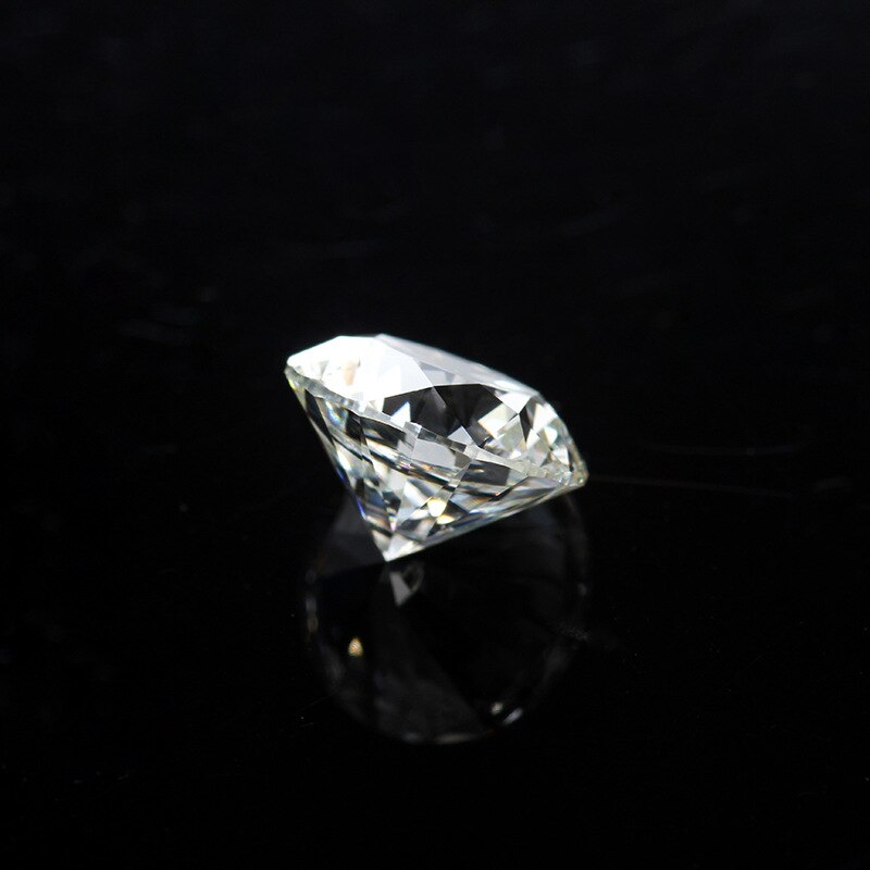 Bijoux de mariage pour femmes, pierre de perte scintillante, couleur Moissanite, 0.5 Ct, E-F