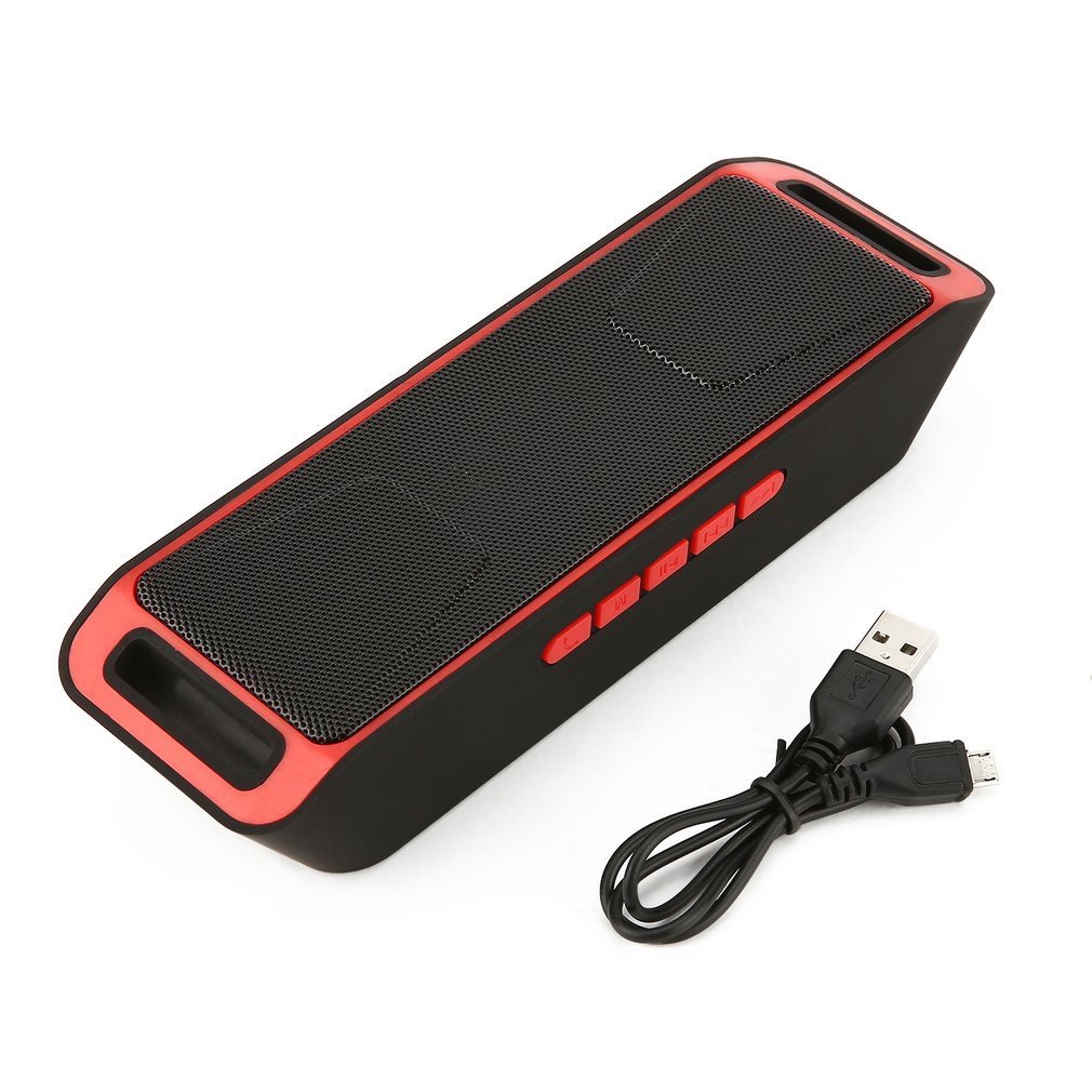 S208 Bluetooth Speaker Draadloze Recharegable Stereo Luidsprekers Usb Opladen Mini Fm Radio Multifunctionele Sound Boombox