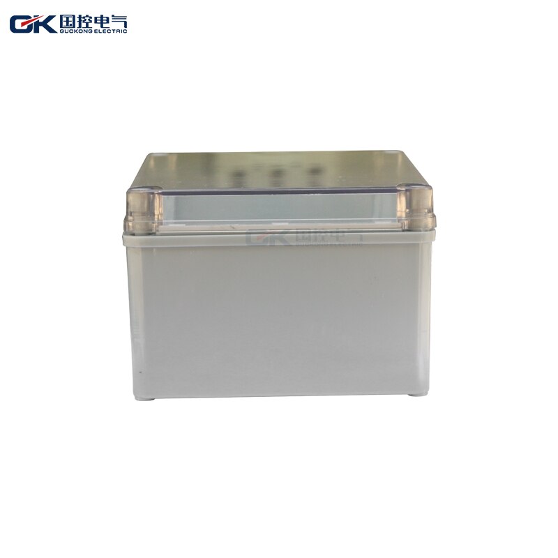 Plastic Ip65 Outdoor PC Waterproof Electrical Junction Boxes With Transparent Cover--AT Series: AT  200x200x130mm