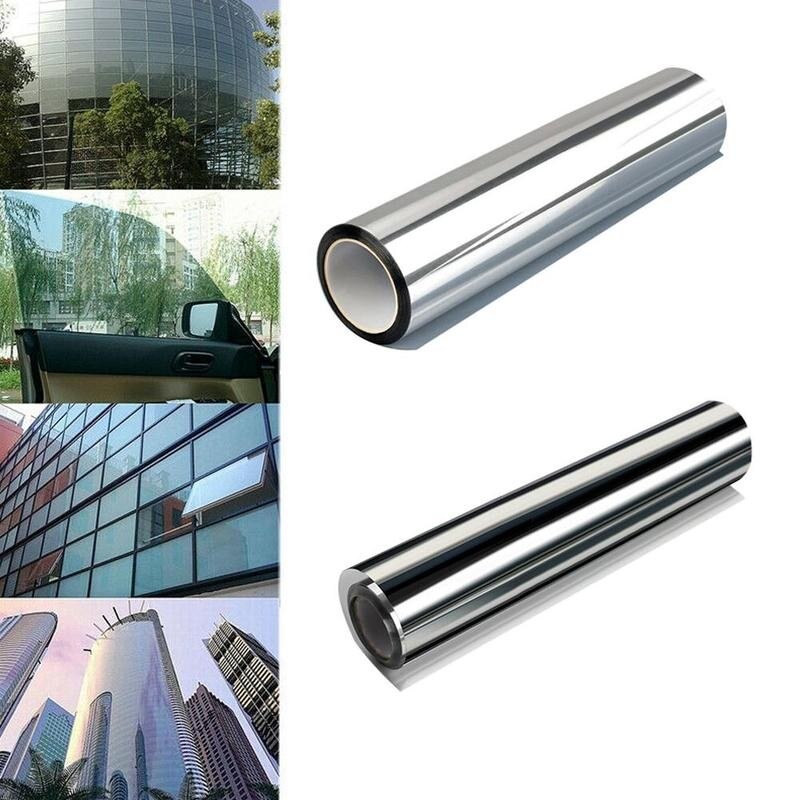 One Way Window Film Sticker Mirror Effect Protecting Reflective Control Prevent Uv Window Heat Anti-voyeur Sticker S4U3