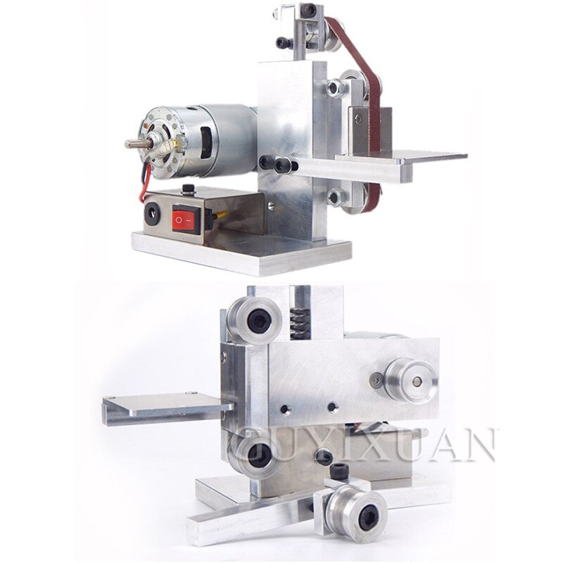 Desktop DIY polishing machine mini small polishing machine mini small belt machine fixed angle grinding machine blade