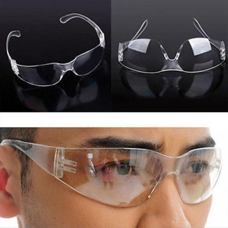 Anti-støv udendørs arbejde øjenbeskyttelsesbriller anti-slag fabrik sikkerhedsbriller briller letvægts briller lab  i1 d 0