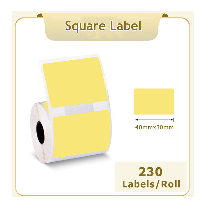 1 rotolo 20mm 30mm 50mm adesivo carta termica autoadesiva per E210 phommemo M110/M120/M200/M220/M221 Marklife P50 stampa etichette: Viola