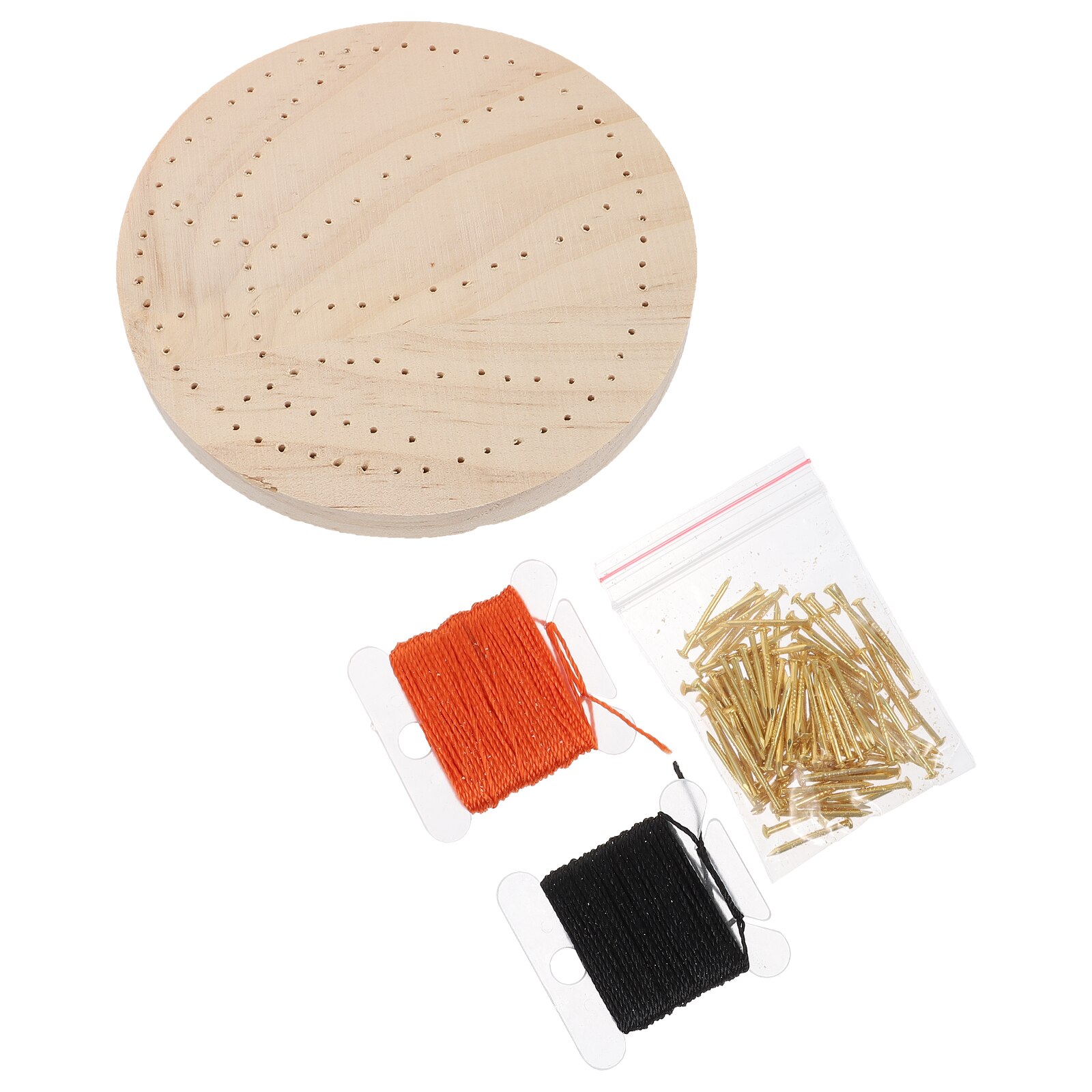 1 Set DIY String Art Kit Handicraft Nail Painting Material Nail Winding Painting For Child Girl: d