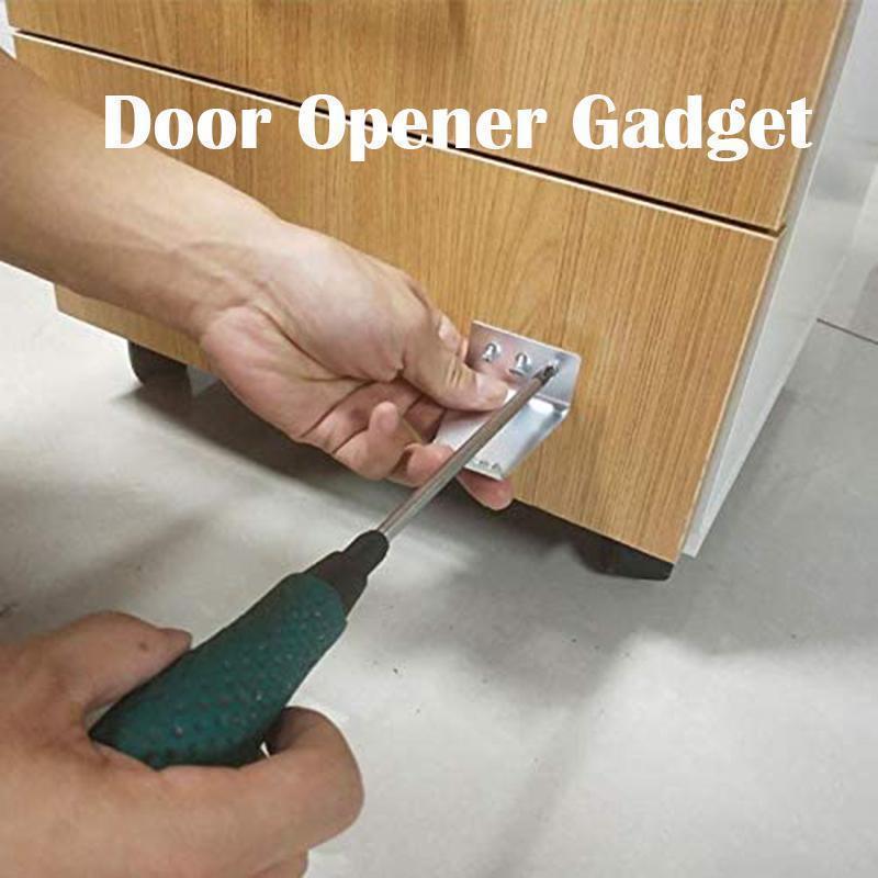Døråbner gadget håndfri foddøråbner håndtag beslag tykt metal bekvemmelighed tilbehør til døråbnere til hjemmet