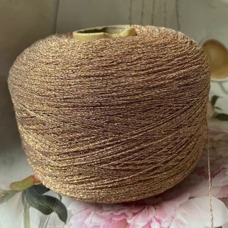 50 g/Knäuel, bunt, einzigartig, Gold, Silber, Wolle, Baumwolle, metallisch-Garn, Strang, Häkelfaden, Glitzer, handgewebte Basteltasche: Grau