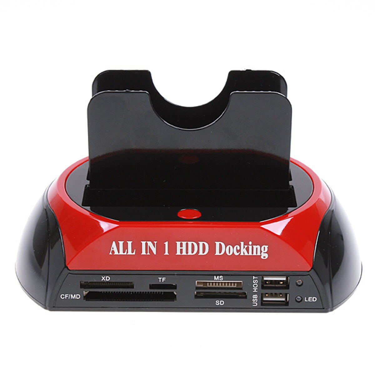 2.5 pouces 3.5 pouces double disque dur USB 2.0 HDD Station d'accueil lecteur de carte IDE Hub: EU