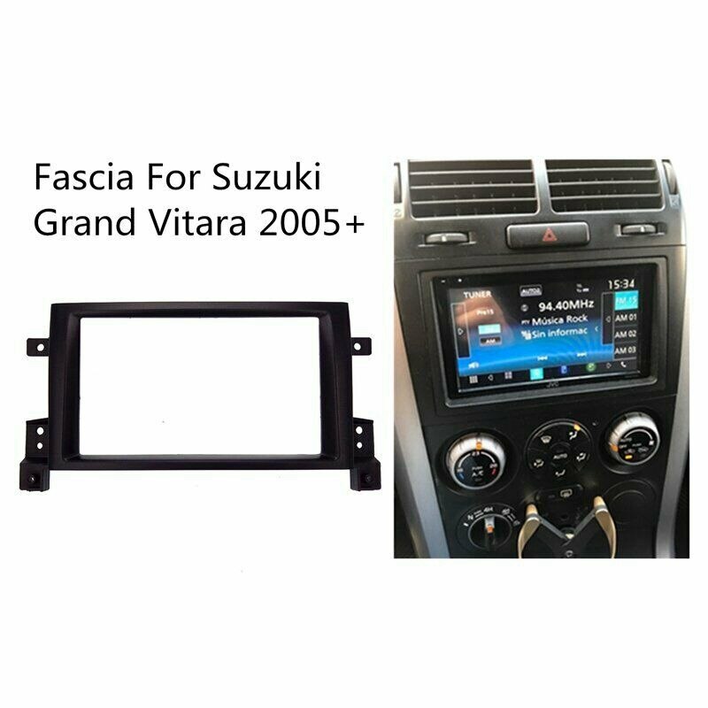 for Suzuki Grand Vitara 2005 Double Din Car DVD Stereo Radio Fascia Dash Panel Frame Trim 2 Din Kit