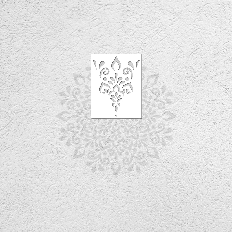Plantilla de Mandala Extra grande de 70cm - 110cm para pintar decoraciones de flores de pared grande plantilla de suelo pintura plantillas redondas patrones S280
