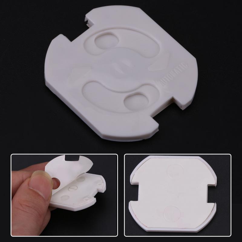 10Pcs Electrical Outlet EU Plug Rotated Socket Shock Protector Rotate Cover Anti Baby Kids Child Safety Guard