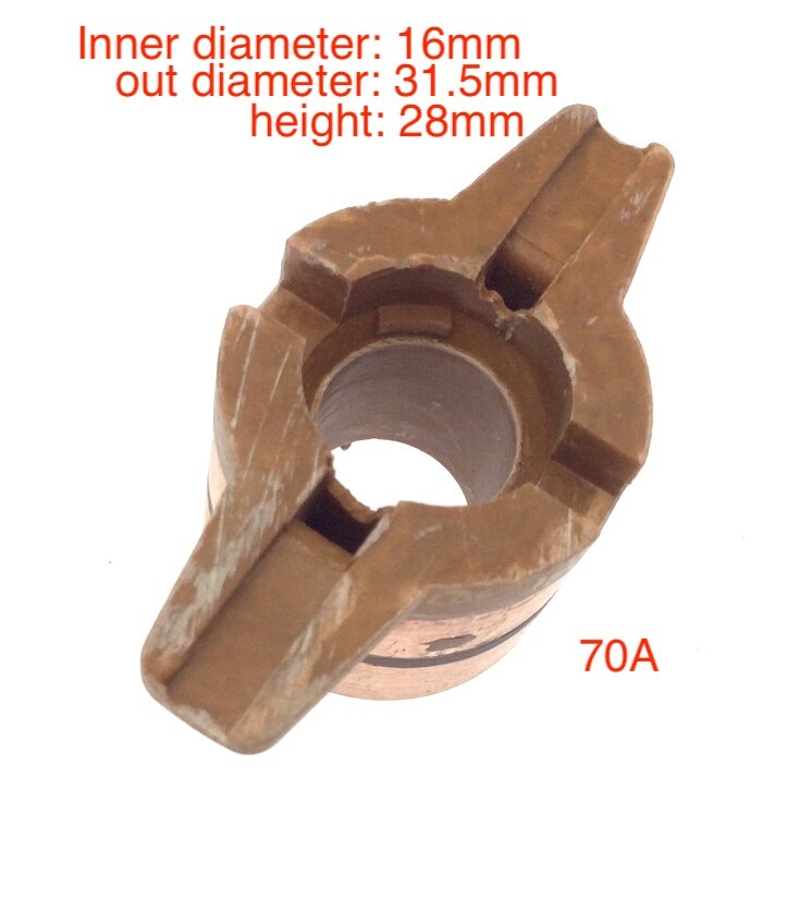 3Pcs 70A 90A 150A Auto Bus Generator Dynamo Koperen Hoofd Slip Collector Ring: 70A