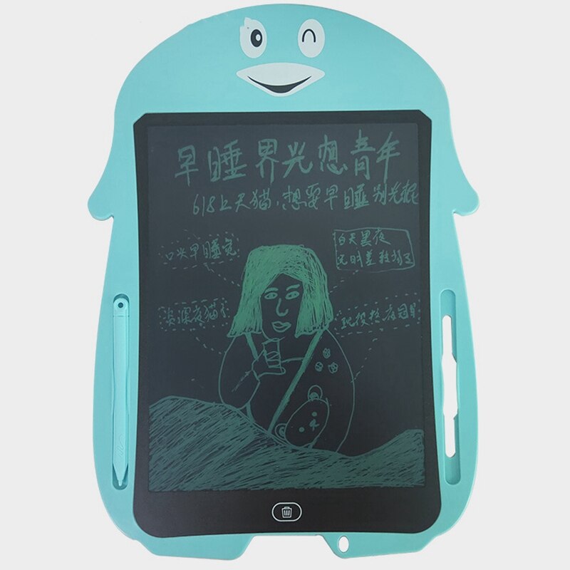 Cartoons LCD Writing Board 12 Inch Color Erasable Electronic Doodle Board for Kids 3 4 5 6 Years Old Girls Boys