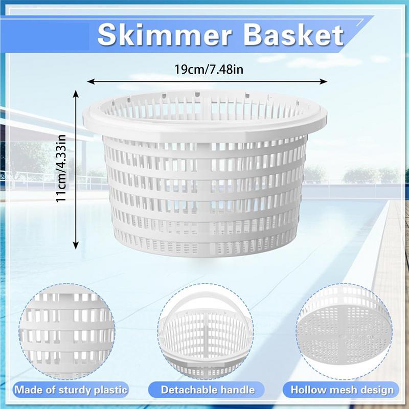 Schwimmbad-Filterkorb, Abschäumer, Poolzubehör und Schwimmbad-Abschäumer, feinmaschiges Netz, Schwimmbad-Filterkorb, Abschäumer, überfliegen, Entfernung von Schmutz, Reinigung