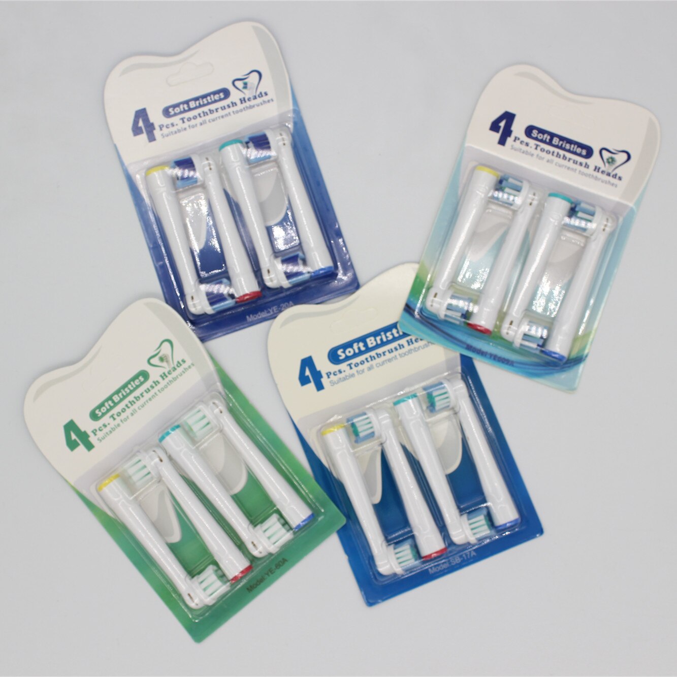 8 Stuks Sonic Elektrische Opzetborstels Voor Oral-B Elektrische Tandenborstel Fit Advance Power/Pro Gezondheid/Triumph/Vitality Precision Clean