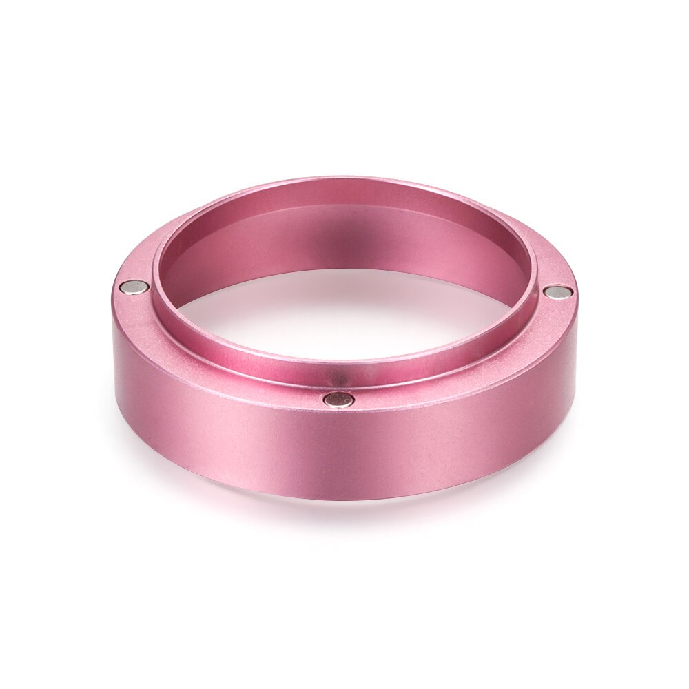 51mm 54mm 58mm Krups Aluminum Dosing Ring With Magnet For Brewing Bowls Coffee Tampering Espresso Barista Tool: Rose With Magnet / 54MM