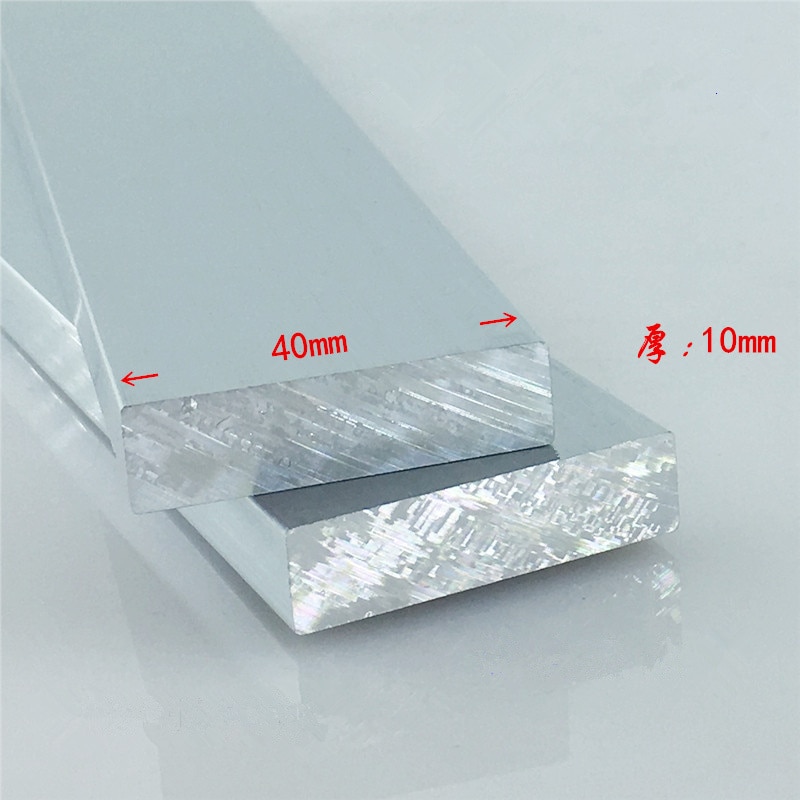 Tubes Carrés En Aluminium 6063 Sans Soudure - 10x10 Mm (ép. 1mm), Longueur 300 Mm - Lot De 2 - Pour Bricolage, Châssis Mécaniques