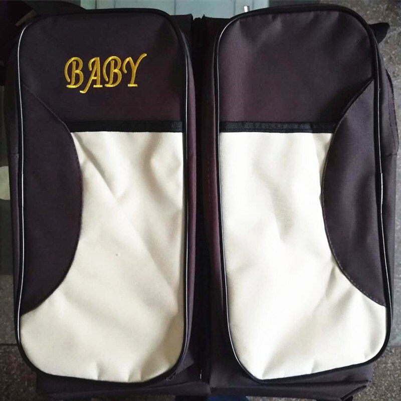 3 en 1-Bolsa de pañales-Moisés de viaje-Estación de cambio cuna de viaje portátil multifunción para recién nacidos bolsas de bebé: D