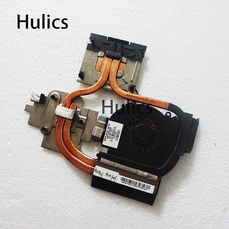 Hulics Originele Radiator Voor Hp Pavilion Dv6 Dv7 DV6-7000 DV7-7000 Laptop Cpu Coolling Ventilator Heatsink Koeler 682061-001