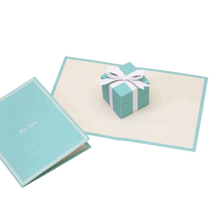 DIY Pop-up Card Box,Handmade 3D Anniversary Greeting Card Paper Model,Postcard Invitation Papercraft,Craft Toy ER-095: Default Title