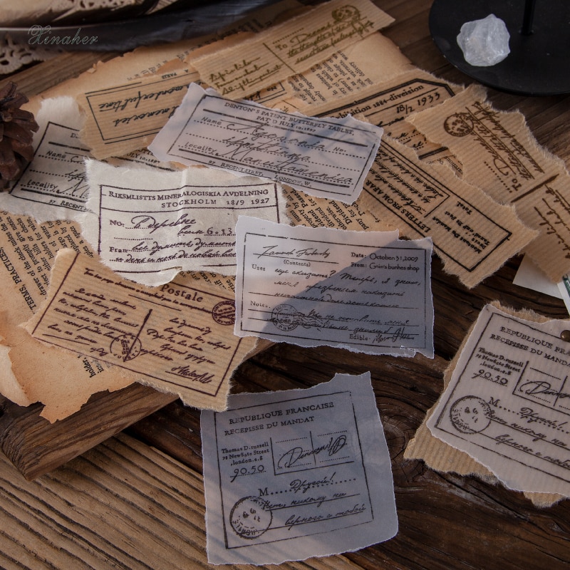 årgang personlig brev beste ønsker notater stempel diy tre gummistempler til scrapbooking skrivesaker scrapbooking standard stempel