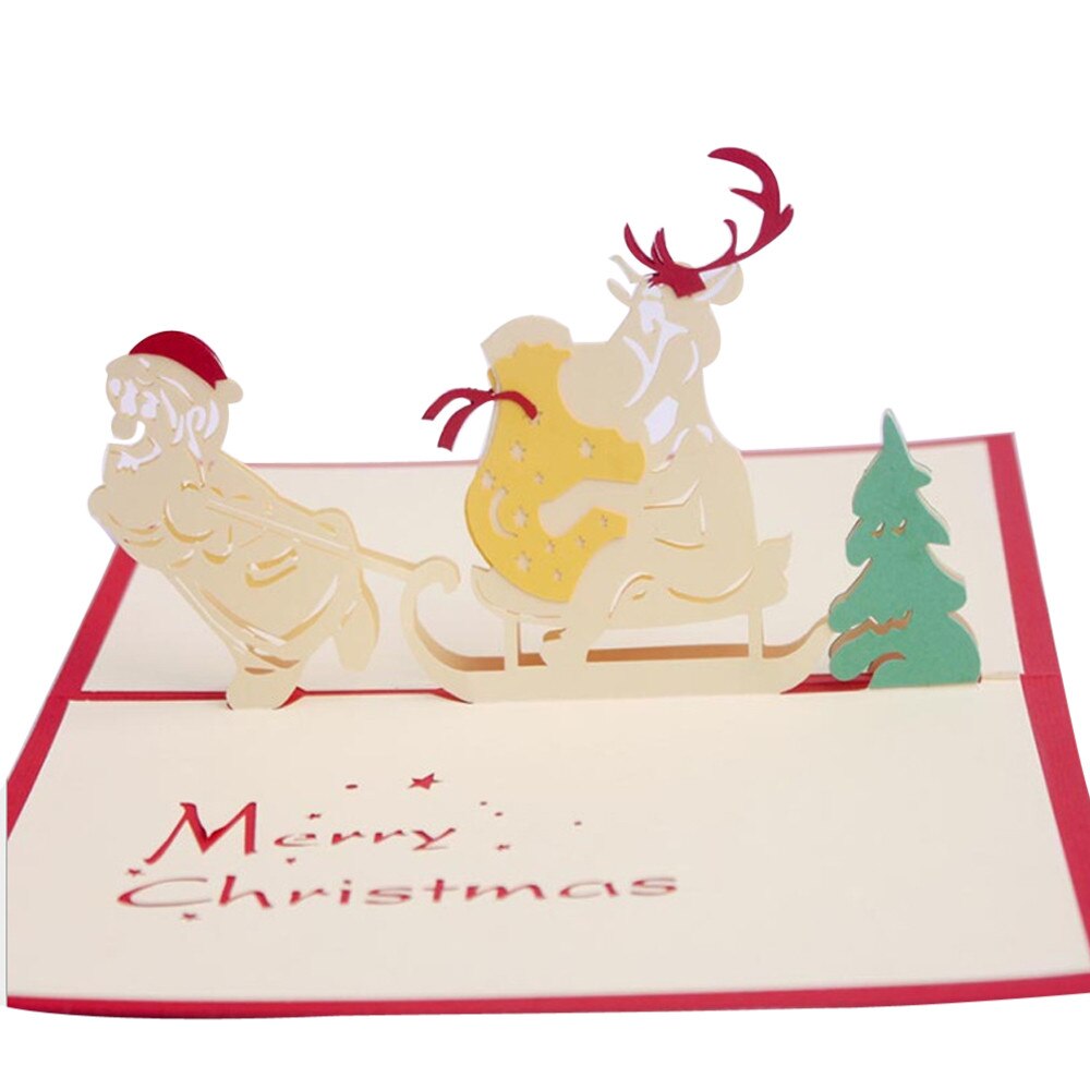 Details about 3D Pop Up Card Christmas Greeting Baby Happy: C