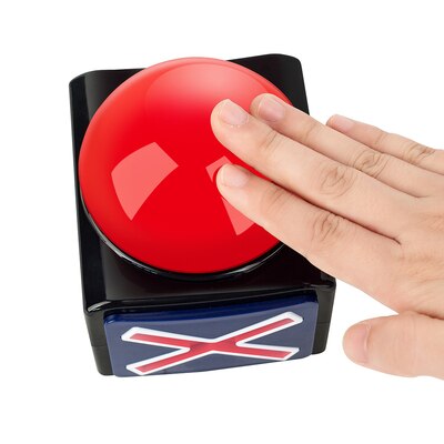 2pcs Game Answer Buzzer Alarm Button With Sound Light Trivia Quiz Got Talent Buzzer Toy Loud Fun Ring