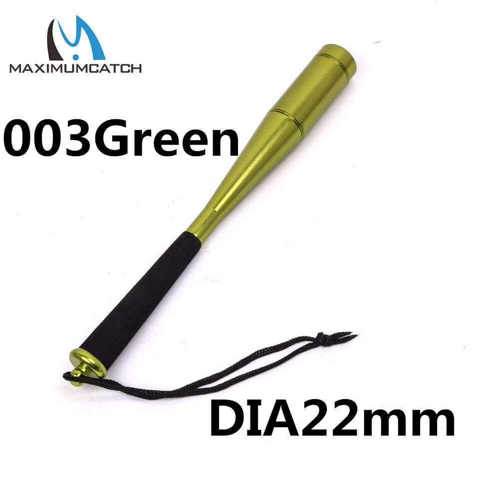 Maximumcatch Head Diameter 22mm/25mm Fly Fishing Bat Strong Aluminum Fishing Priest Fish Whacker Fish Bat