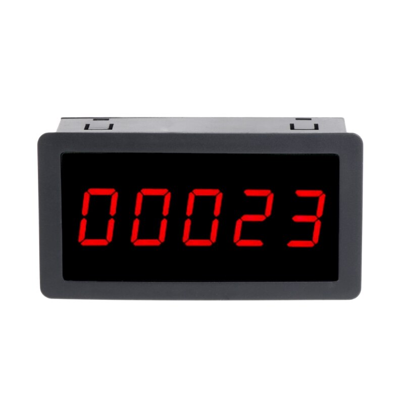 DC 12-24V rojo 5 dígitos 0,56 \ "LED Panel de contador medidor más totalizador 0-99999