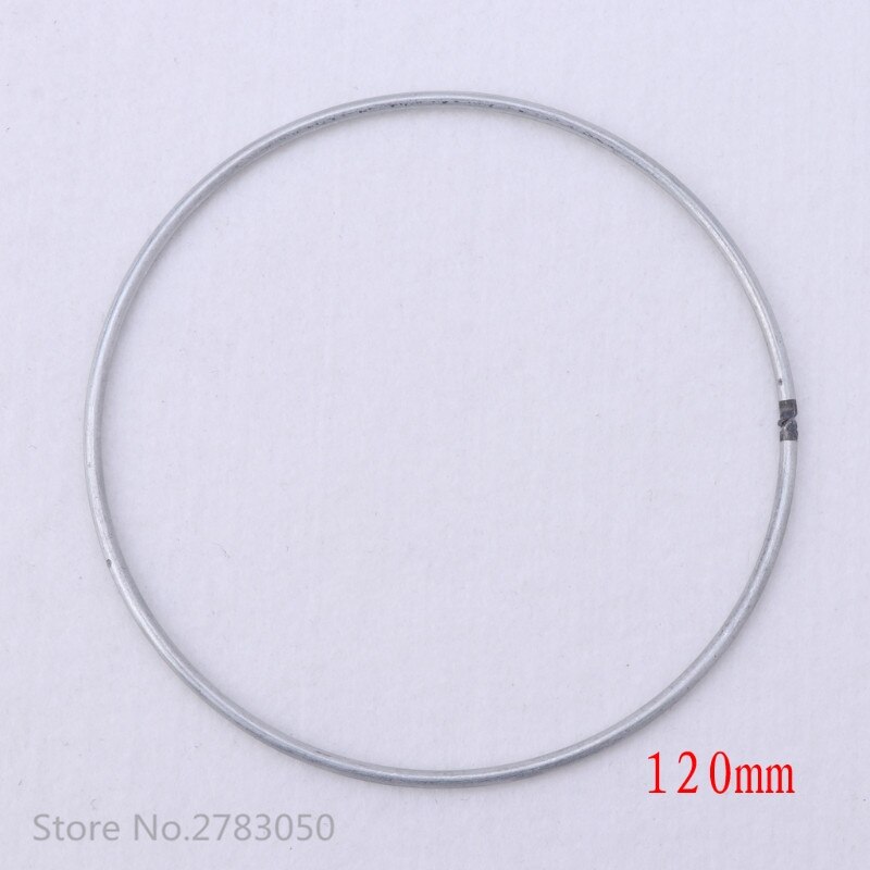 30-160mm 17 Size Ronde Metalen Hoop Zilver Dreamcatcher Ring Wandkleden Macrame Ambachten Thuis DIY Decor Droom catcher Accessoire